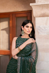 Sahiba By Zarif Unstitched 3 Piece Formals Collection'2025-SBA-05-KERAN